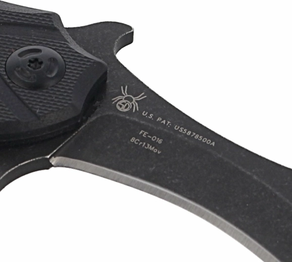 Wytrzymałe ostrze 8Cr13MoV z wykończeniem stonewashed