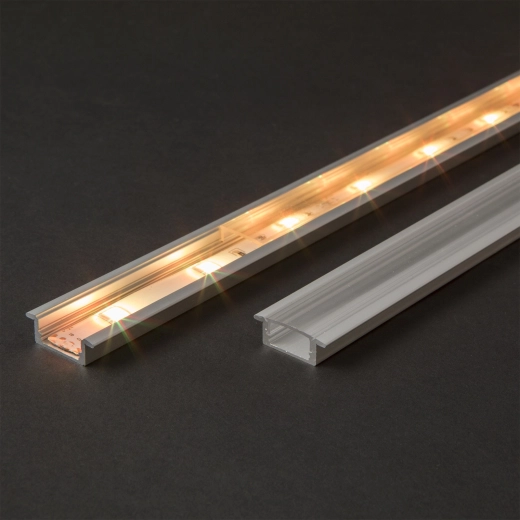 Przezroczysta osłona do aluminiowego profilu LED 1 m