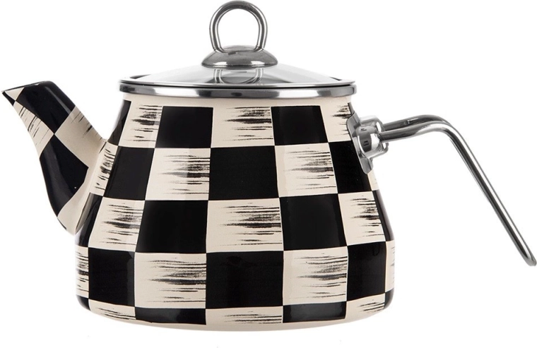 Trwała emaliowana stal i nierdzewna krawędź