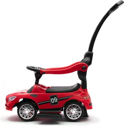 Bezpieczna jazda z podporą i blokadą przeciw przewróceniu