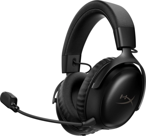 HyperX Cloud III S Wireless czarne słuchawki gamingowe z mikrofonem