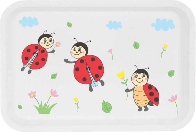 Dziecięca plastikowa taca Toya Biedronka 30,5 × 21 cm