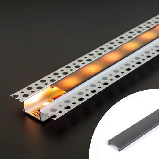 Czarna osłona do aluminiowego profilu LED 1000 mm