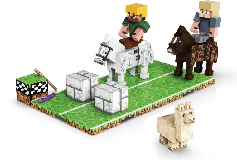 Magnet World 3D magnetyczny zestaw konstrukcyjny Wyścigi konne, 46 elementów