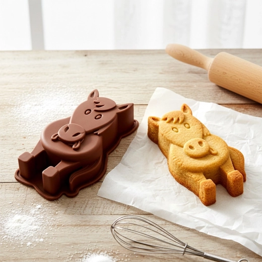 Detaliczny trójwymiarowy motyw konia