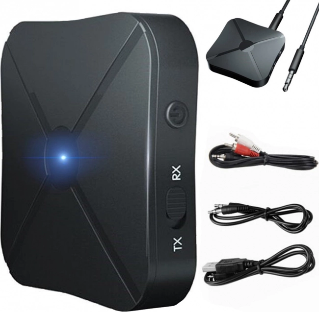 Odbiornik i nadajnik audio Bluetooth 2w1