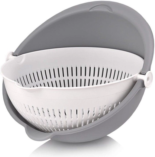 Obrotowy durszlak do czystego i szybkiego odcedzania