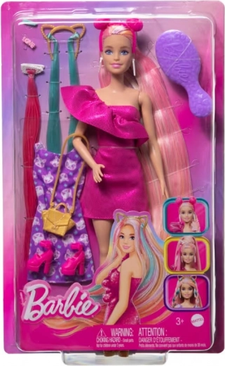 Barbie zabawa z włosami – lalka z akcesoriami do tworzenia fryzur