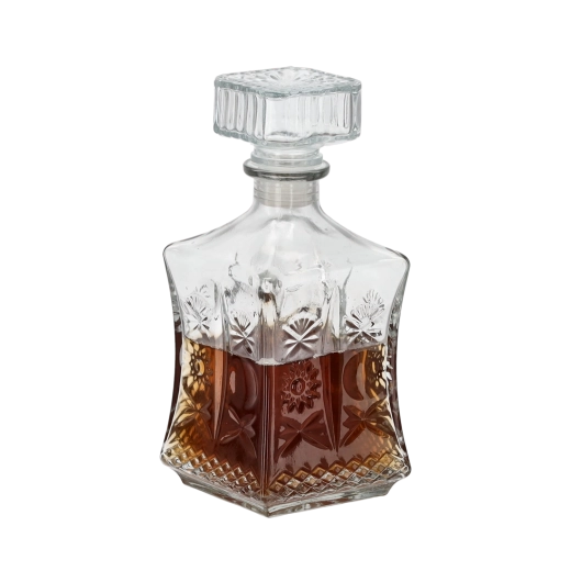 Szklany korek z uszczelką dla zachowania aromatu