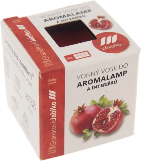 Wosk zapachowy do kominka aromaterapeutycznego granat 30 g (8 szt.)