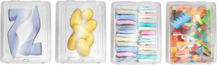 Przezroczysty i przejrzysty system przechowywania