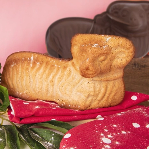 Detaliczy 3D kształt wielkanocnego baranka