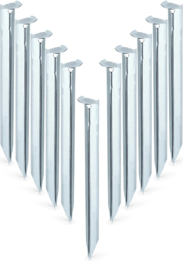 Metalowe śledzie namiotowe 23 cm – zestaw 10 szt.