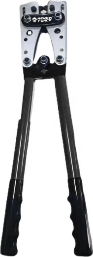 Ręczne szczypce zaciskowe RENEW FORCE do końcówek kablowych i tulejek HEX 6–50 mm²