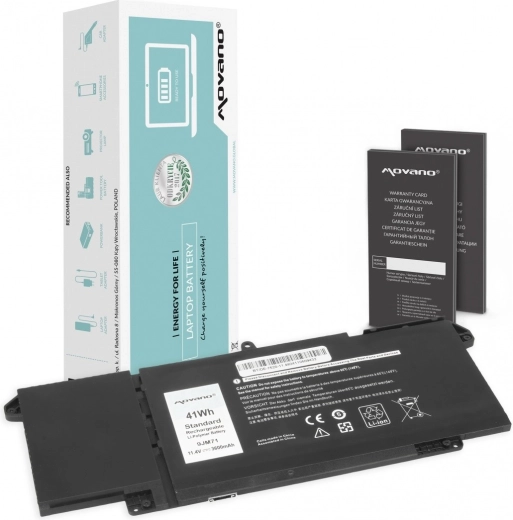 Bateria Movano do Dell Latitude 5320/7320/7420/7520 41 Wh 3600 mAh