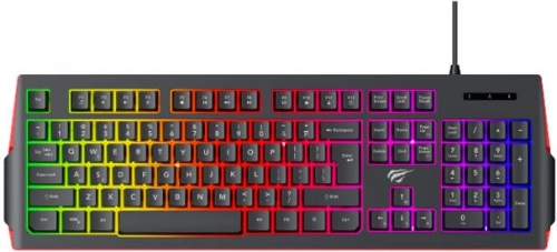 Membranowa klawiatura gamingowa HAVIT z podświetleniem RGB