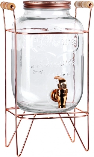 Elegancki stojak w kolorze różowego złota