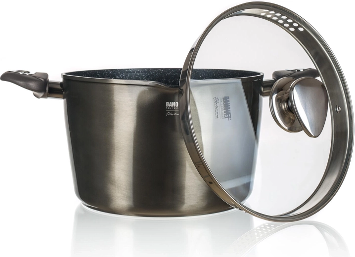 Praktyczny dzióbek i szklana pokrywka