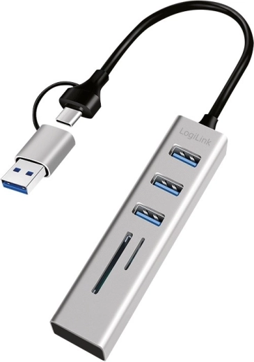 Dwa złącza w zestawie: USB‑C i USB‑A