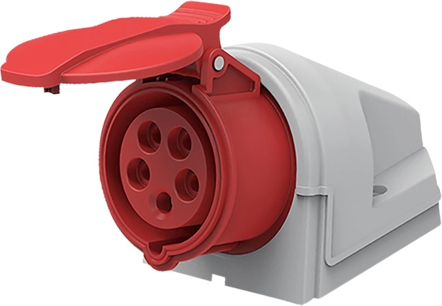 Solight gniazdo naścienne 5p 400 V/16 A IP44 - 1 szt.