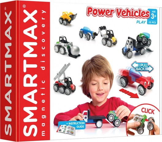 SmartMax - zestaw pojazdów dla dzieci - 25 sztuk