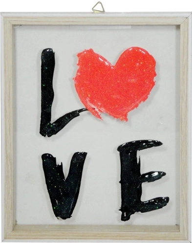 Obraz Love w ramce 20 × 30 cm