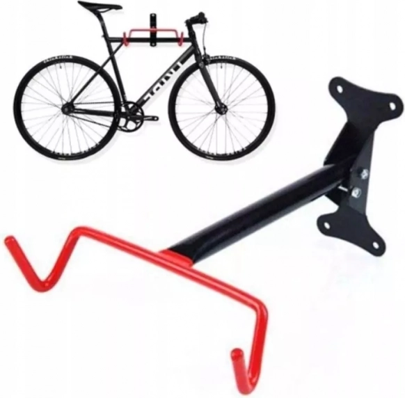 Metalowy uchwyt na rower
