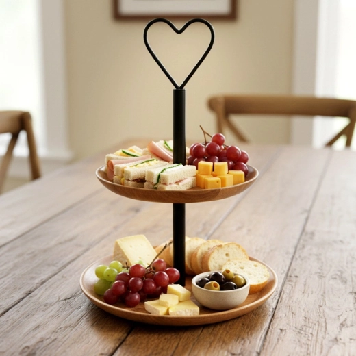 Dwupoziomowe serwowanie oszczędzające miejsce