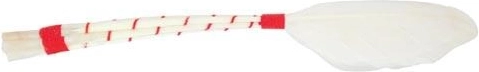 Pleciona pędzelka z piór 21 cm