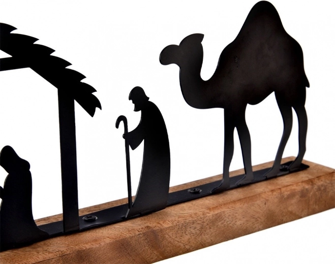 Stabilna drewniana podstawa z mango