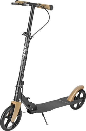 Hulajnoga NILS Extreme HM183 – złota miejska składana hulajnoga 200 mm
