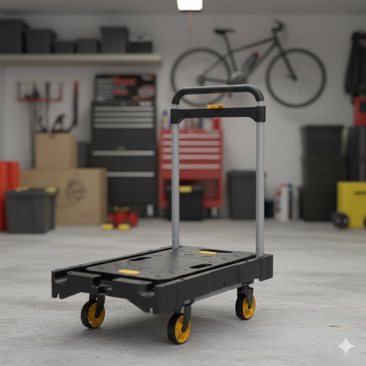 Składana rączka dla oszczędności miejsca