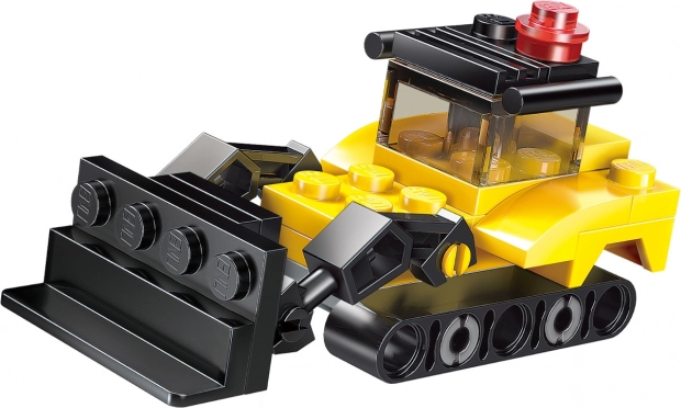 Klocki konstrukcyjne QMAN Hyperfunction Tactical Unit – spychacz 3w1