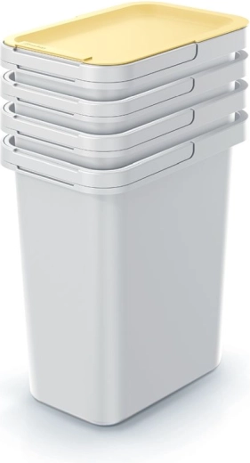 Zestaw koszy do segregacji odpadów 4×12 l Prosperplast Systema Set