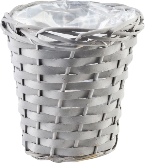 Naturalny wiklinowy wygląd w szarości