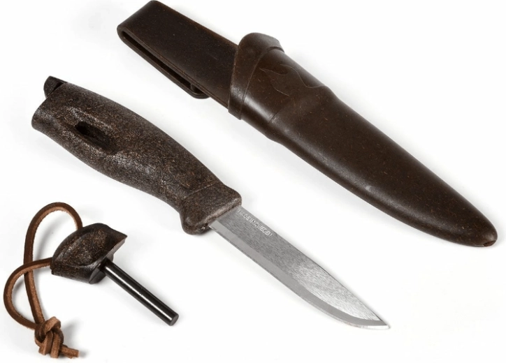 Light My Fire Swedish FireKnife Cocoshell nóż z krzesiwem i pochewką, brązowy
