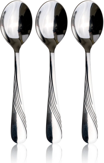 Łyżeczki do herbaty Celestra ze stali nierdzewnej, zestaw 3 szt.