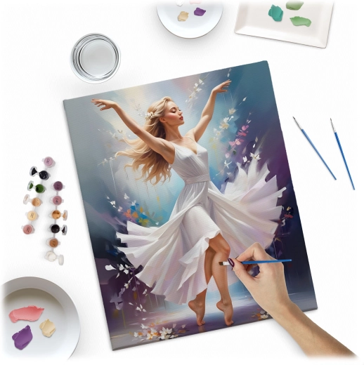 Kompletny zestaw: 30 farb i 3 pędzle