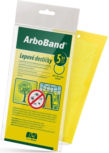 Żółte tablice lepowe ArboBand (5 szt.)