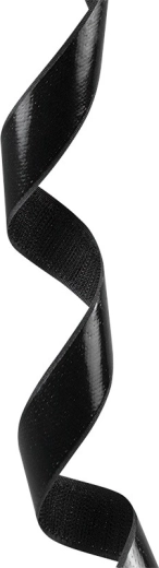 Elegancki czarny wygląd do zarządzania kablami