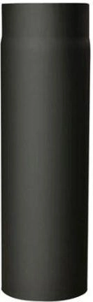 Rura dymowa z otworem 150 mm, długość 1000 mm, czarna