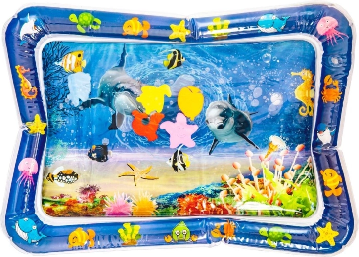 Sensoryczna dmuchana wodna mata dla dzieci ocean XXL - 1 sztuka
