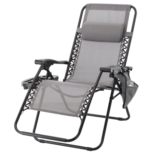 Oddychający Textilene i solidna stalowa rama