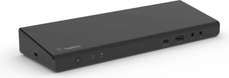 Stacja dokująca Belkin USB-C DisplayLink dla trzech monitorów 4K z zasilaniem PD 85 W
