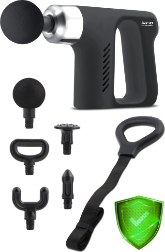 5 końcówek i pas masujący dla całego ciała