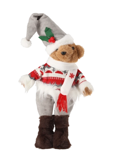 Dopracowany zimowy strój i miękkie wykonanie