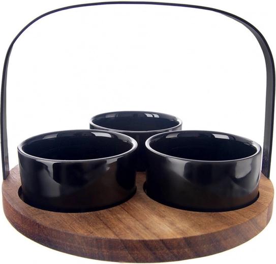 Stabilne ułożenie miseczek