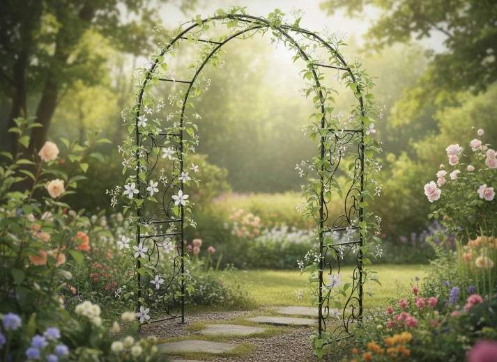 Idealna jako brama wejściowa i podpora dla pnączy