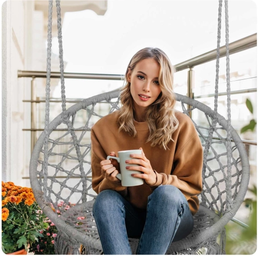 Komfortowe siedzisko i wysokie oparcie