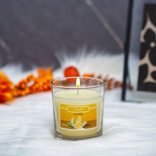 Świeca zapachowa o waniliowym aromacie 120 g